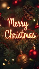 Obraz premium Merry Christmas design