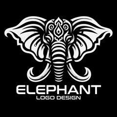 Fototapeta premium Elephant Vector Logo Design