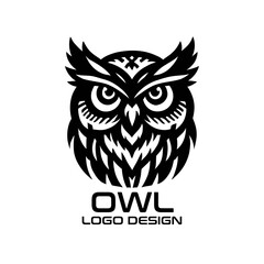 Fototapeta premium Owl Vector Logo Design