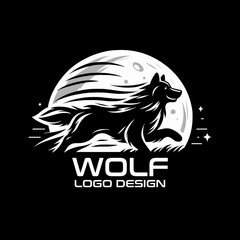 Wolf Vector Logo Design