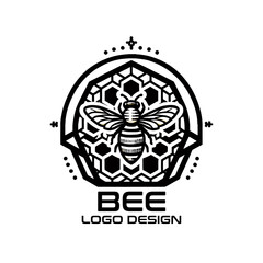 Bee Vector Logo Design