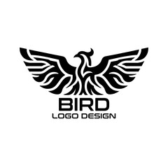 Naklejka premium Bird Vector Logo Design