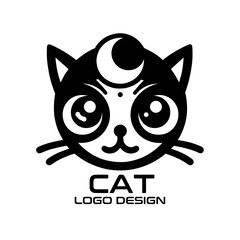 Obraz premium Cat Vector Logo Design