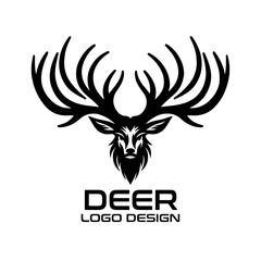 Deer Vector Logo Design