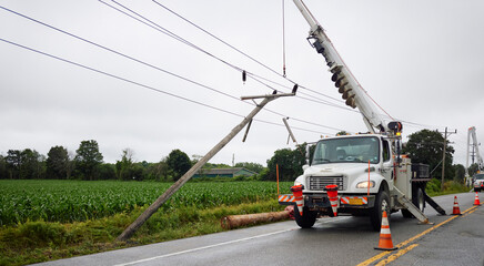 Roadside pole repair
