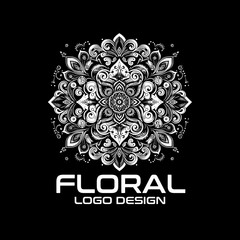 Fototapeta premium Floral Vector Logo Design