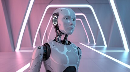 Futuristic AI Robotics