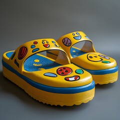 Colorful Cartoon Style Fun Sandals for Kids