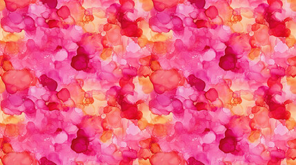 Obraz premium Seamless pattern of vibrant alcohol ink marbling with romantic paint mixes ideal for abstract design projects textiles stationery backgrounds
