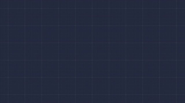 Blank blue sheet of paper with grid animation. Blueprint background animation. Blueprint concept for engineering. Grid graph pattern. Seamless loop animation