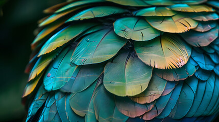 Obraz premium colorful feather