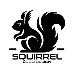 Obraz premium Squirrel Vector Logo Design