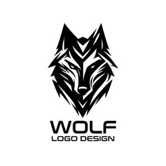 Obraz premium Wolf Vector Logo Design