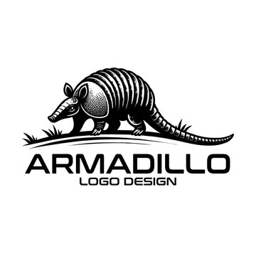 Armadillo Vector Logo Design