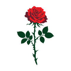 a vector art illustration of a bouquet of roses