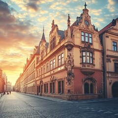 Obraz premium Prague downtown's historic sight