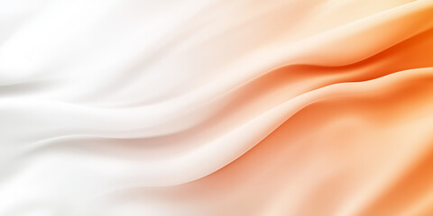 Obraz premium A warm pastel orange fading into white with delicate grainy textures, creating a soft and smooth gradient, perfect for light and refreshing banner designs.