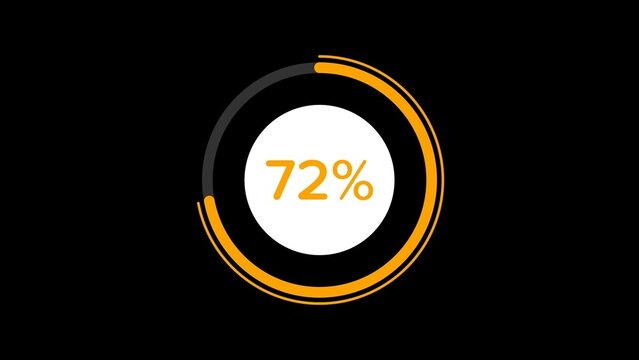 Circle Percentage Infographic