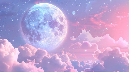 Obraz premium moon and sky