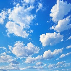 Fototapeta premium Azure sky of early summer