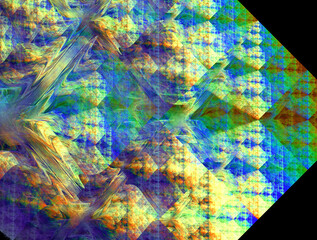 Fototapeta premium Imaginatory fractal abstract background Image
