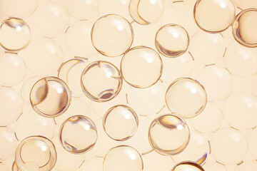 Collagen or retinol or ceramide molecule cosmetic moisturizing ingredient. Molecular structure...