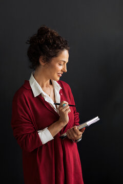 Smiling psychotherapist