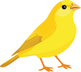 simple vector canary clipart