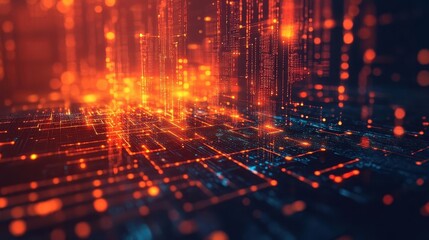 Obraz premium A fintech company revolutionizing the insurance industry with AIbased tools, FinTech, Innovative and efficient