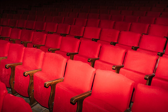 Vintage Theater Red Seats