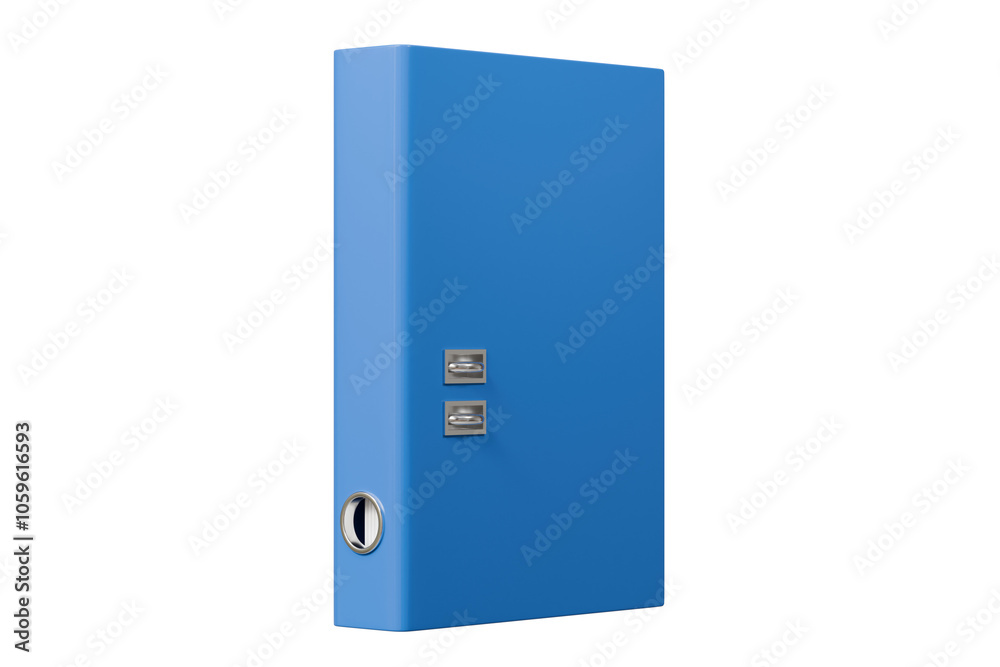 Poster 3d file folder with paper business icon. minimal binder file folder document icon. office equipment 