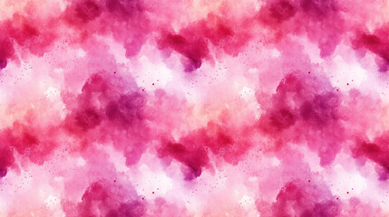 Fototapeta premium Vibrant pink abstract background featuring a watercolor texture perfect for design elements or banners