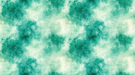 Fototapeta premium Vibrant seamless pattern featuring mint tie dye and watercolor gradients perfect for textile design and artistic projects