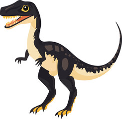 Fototapeta premium simple vector Eoraptor clipart