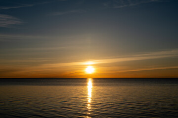 Obraz premium sunset over sea