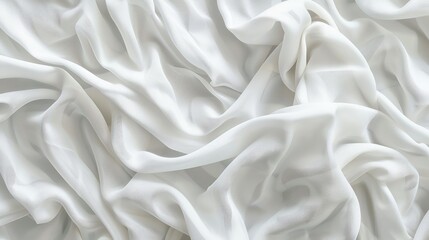 Fototapeta premium Background of white textile surface.