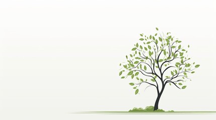Obraz premium Abstract tree symbolizing ecological growth, sustainability, and environmental technology.