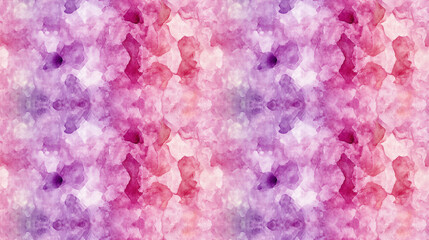 Obraz premium Abstract kaleidoscope shapes in pink and lilac watercolor artistic geometric tile design for fabric and wallpaper applications