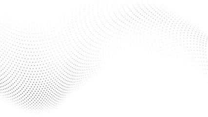 Naklejka premium Vector Pattern of Black and White Halftone Dot Burst with Radiant Gradient Effect Ideal for Covers, Product Banners, and Decorative Design
