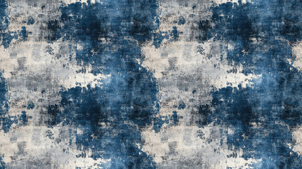 Obraz premium Seamless carpet design featuring grunge and distressed textures perfect for interior decor and textile applications