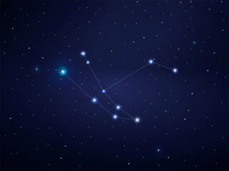 Andromeda constellation in night sky © ad_hominem