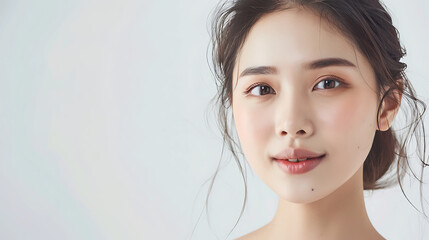 Naklejka premium beauty woman