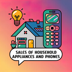 Obraz premium vector illustration of the logo of the site, sales store, sale