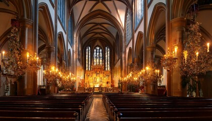 Obraz premium interior of church