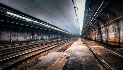 train station in the night