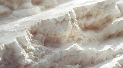 White Textured Abstract Background - 3D Render