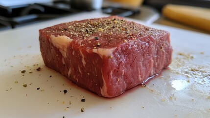 Fresh Raw Meat Ready for Cooking Preparation