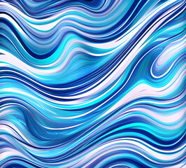Fototapeta premium Blue and colorful wavy dynamic motion graphics. light motion shape curve. wavy banner template. background texture, neat cracks, 8k quality. generative ai 