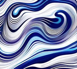 Blue and colorful wavy dynamic motion graphics. light motion shape curve. wavy banner template. background texture, neat cracks, 8k quality. generative ai	