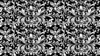 Seamless abstract texture pattern with intricate designs ideal for textile and wallpaper applications